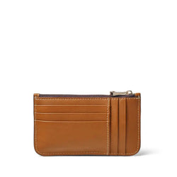 Aspinal of London Tan Brown Leather Ella Card & Coin Holder