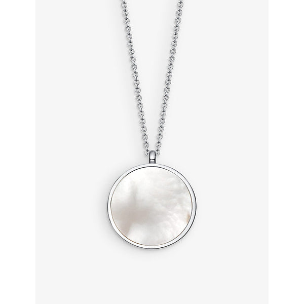 Womens Astley Clarke Stilla sterling-silver and pearl locket necklace