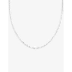 Womens Astrid & Miyu Gleam rhodium-plated brass and zirconia chain necklace