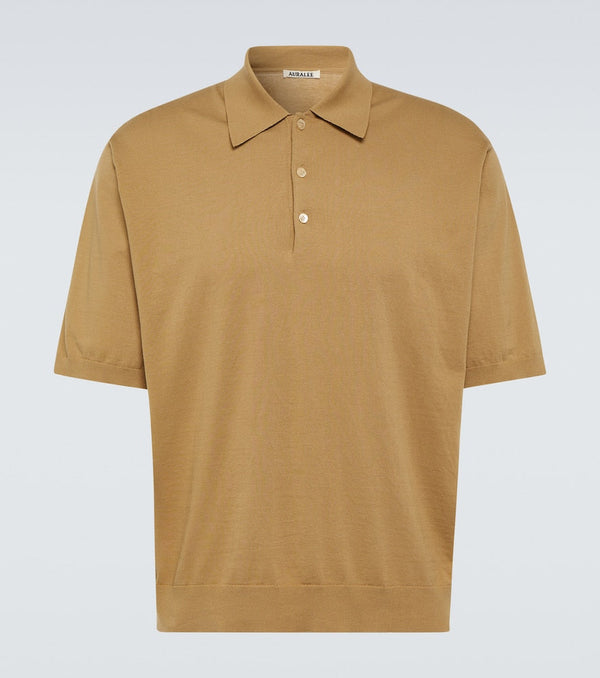 Auralee Cotton polo shirt