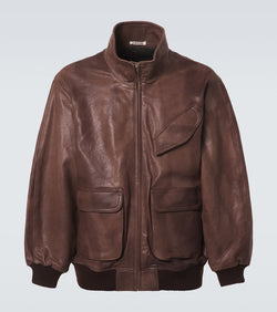 Auralee Leather blouson