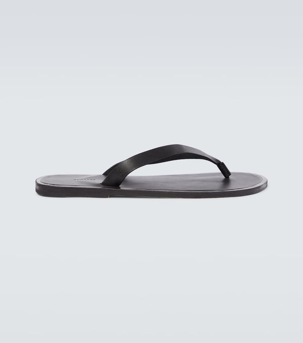 Auralee Leather thong sandals