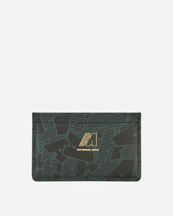 Automobili Amos AA Leather Wallet Green