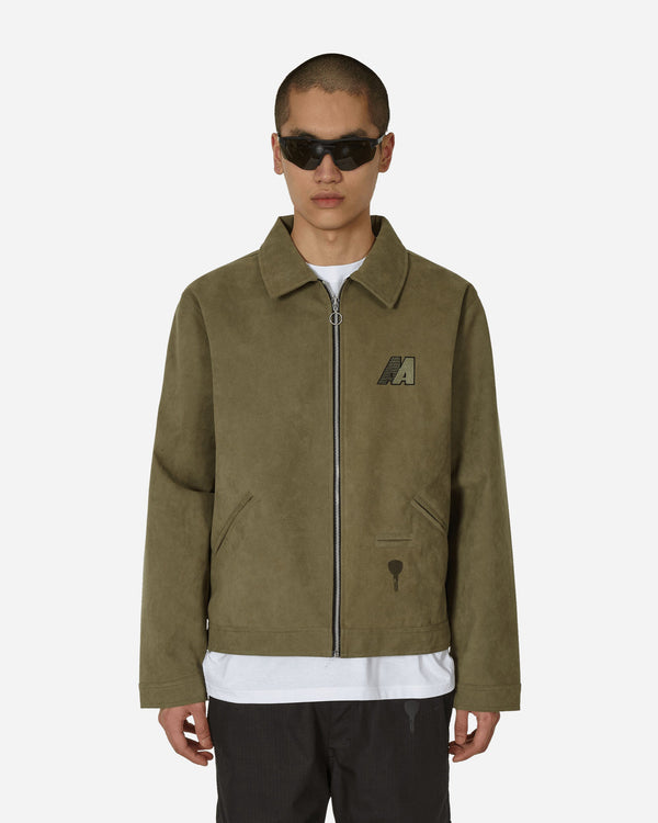 Automobili Amos Ally Alcantara Jacket Army Green