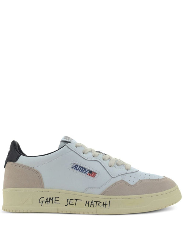 Autry Medalist Low Leather And Suede Sneakers