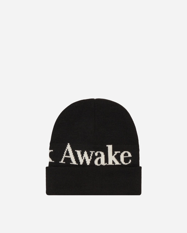 Serif Logo Beanie Black