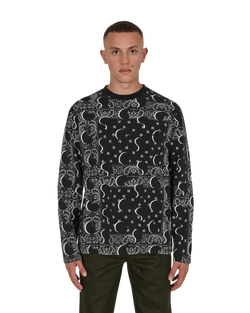 Awake NY Big Paisley Longsleeve T-Shirt Black