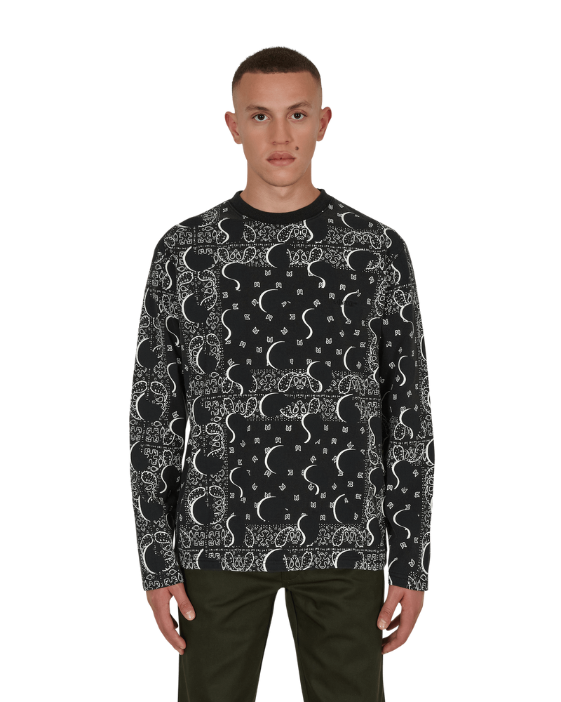 Awake NY Big Paisley Longsleeve T-Shirt Black