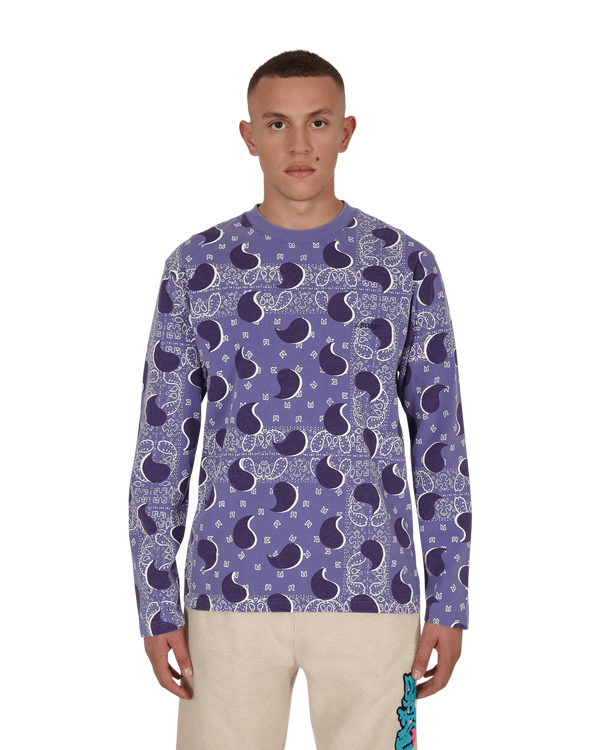 Awake NY Big Paisley Longsleeve T-Shirt Blue