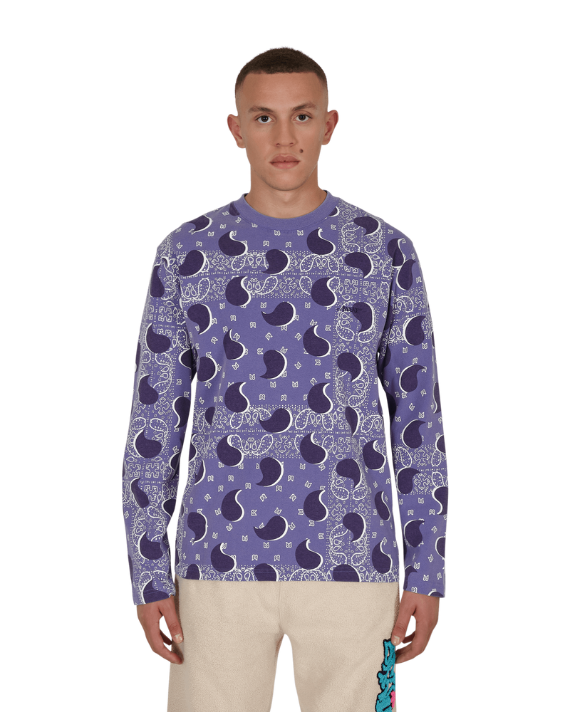 Awake NY Big Paisley Longsleeve T-Shirt Blue