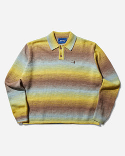 Awake NY Men s Ombre Collared Sweater Multicolor