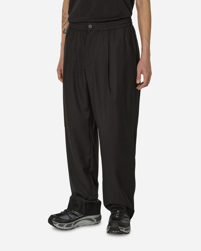 Awake NY Pleated Wool Pants Black