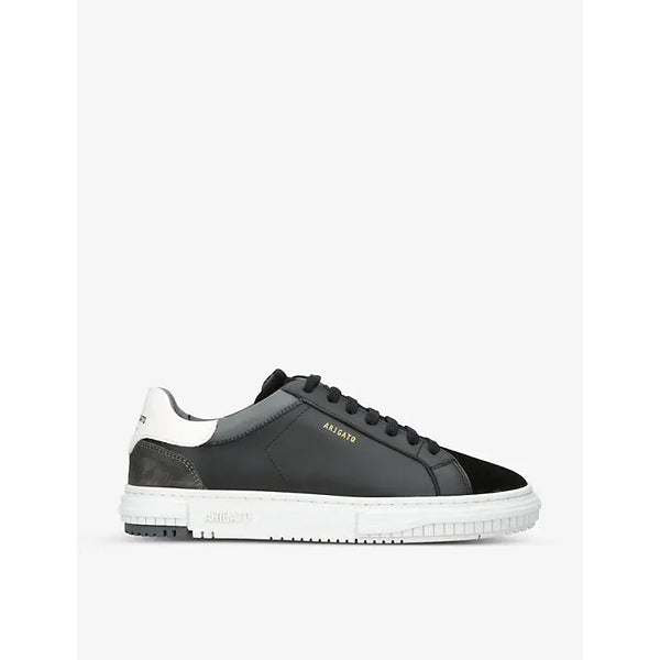 Axel Arigato Atlas contrast-panel leather and suede low-top trainers | Axel Arigato