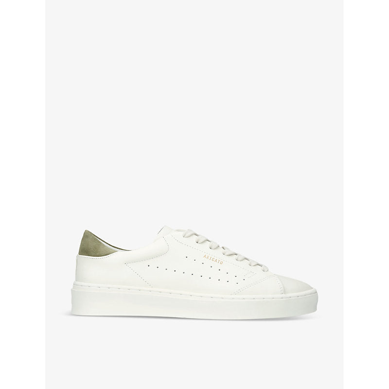 Mens Axel Arigato Court logo-embossed leather low-top trainers