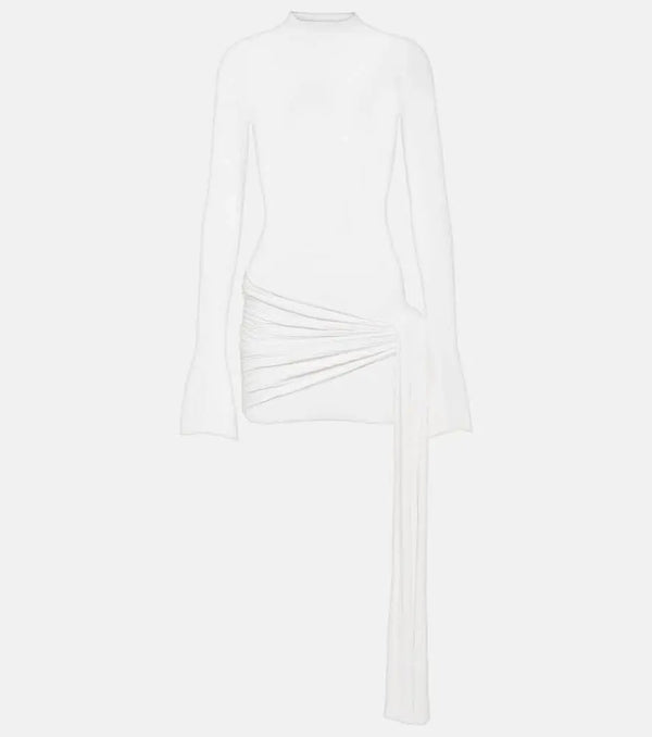 Aya Muse Draped jersey minidress | LYBSTORE