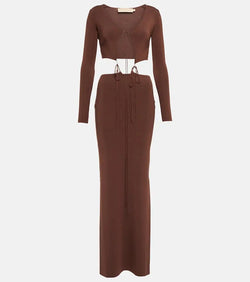 Aya Muse Lapponi knit maxi dress | LYBSTORE