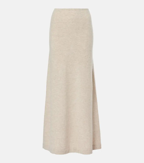 Aya Muse Luna cashmere maxi skirt | LYBSTORE