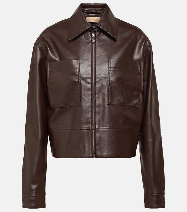 Aya Muse Tolobu faux leather jacket | LYBSTORE