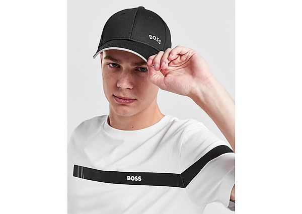 BOSS Bold Logo Cap Black