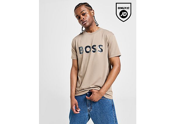 BOSS Mirror T-Shirt Beige