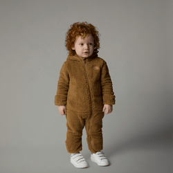 The North Face Baby Campshire One-piece Utility Brown months unisex