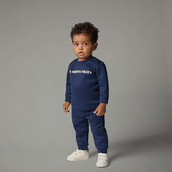 The North Face Baby Polyester Set Summit Navy Size 3-6 months unisex