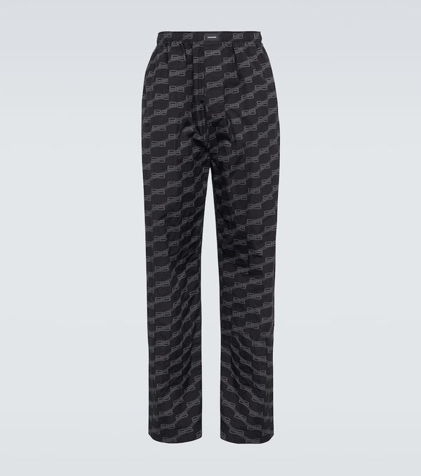 Balenciaga BB Signature cotton pajama pants