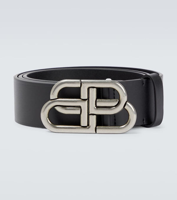 Balenciaga BB leather belt