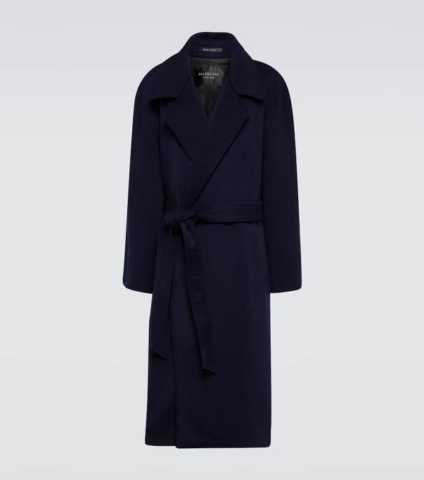 Balenciaga Belted cashmere coat