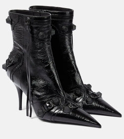 Balenciaga Cagole leather ankle boots | LYBSTORE