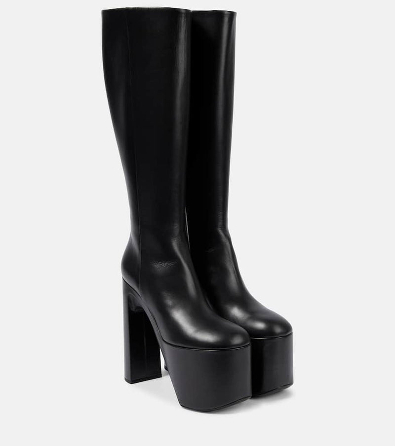 Balenciaga Camden platform leather knee-high boots