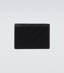 Balenciaga Cash leather coin wallet