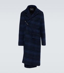 Balenciaga Checked wool coat