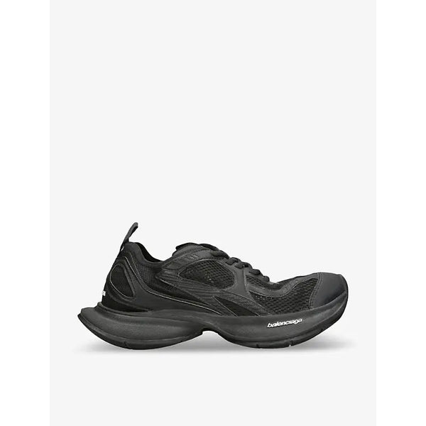 Balenciaga Circuit Runner mesh and faux-leather low-top trainers