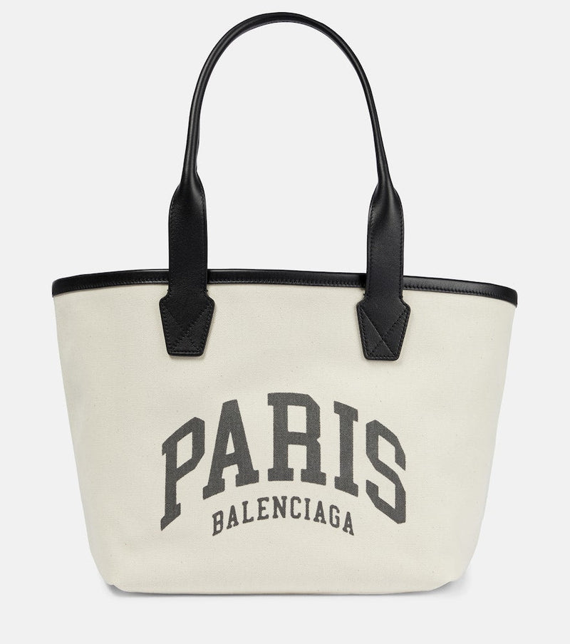 Balenciaga Cities Paris Jumbo Small canvas tote