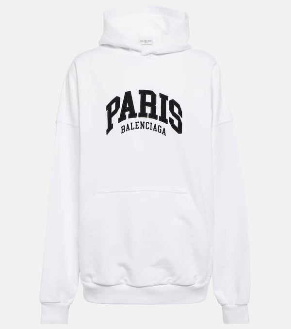 Balenciaga Cities Paris cotton hoodie