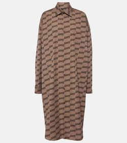 Balenciaga Cocoon cotton midi dress