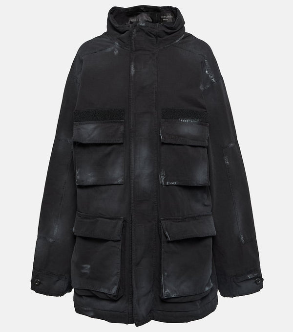 Balenciaga Cotton ripstop parka