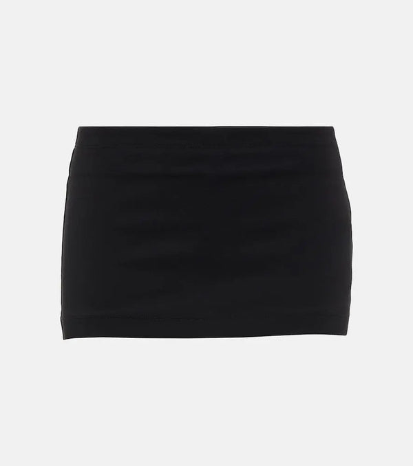 Balenciaga Cycling jersey crêpe miniskirt