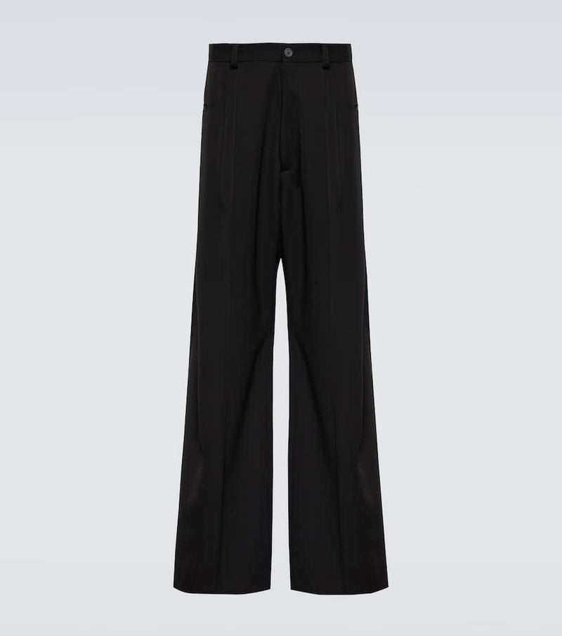 Balenciaga DIY wool wide-leg pants