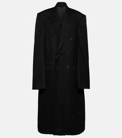 Balenciaga Deconstructed double-breasted wool coat