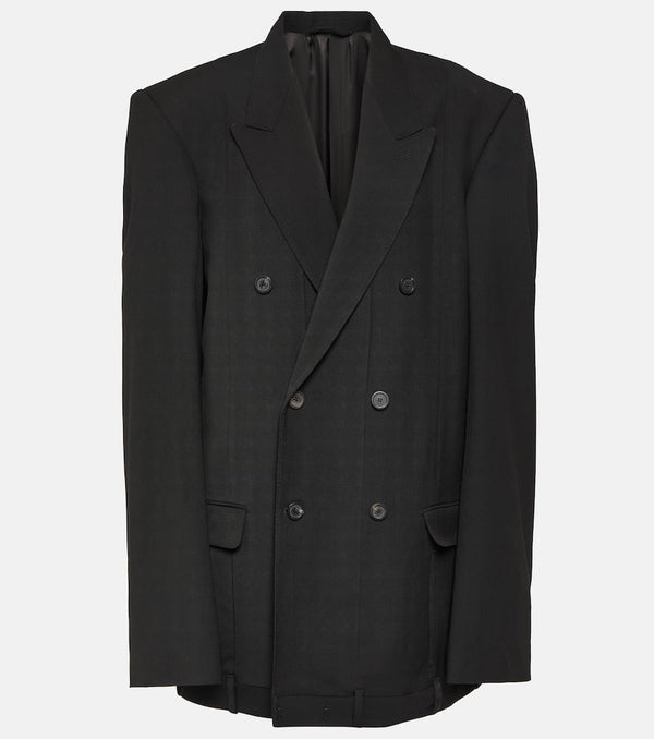 Balenciaga Deconstructed wool-blend jacket