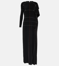 Balenciaga Draped jersey gown