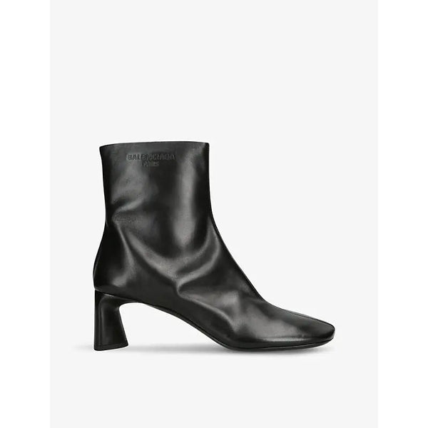 Balenciaga Duty Free debossed-branded leather boots