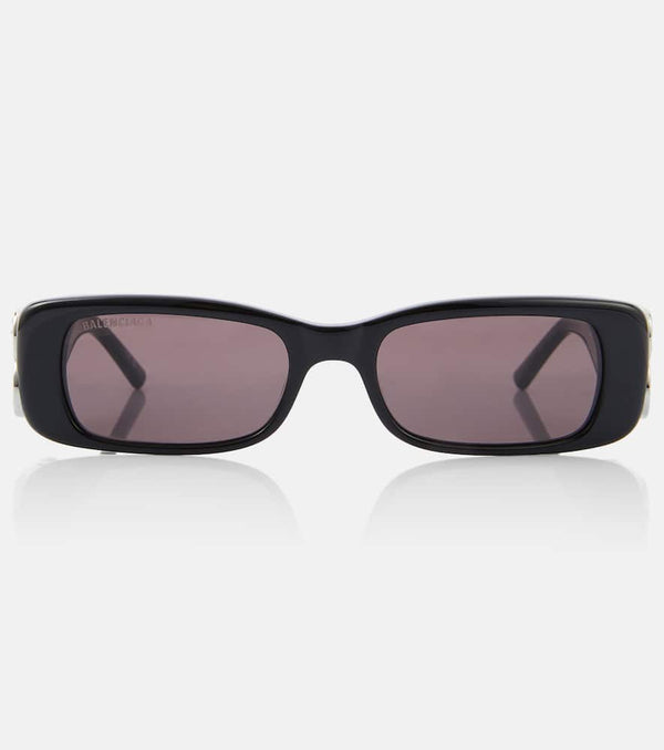 Balenciaga Dynasty embellished rectangular sunglasses