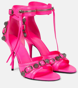 Balenciaga Embellished leather sandals