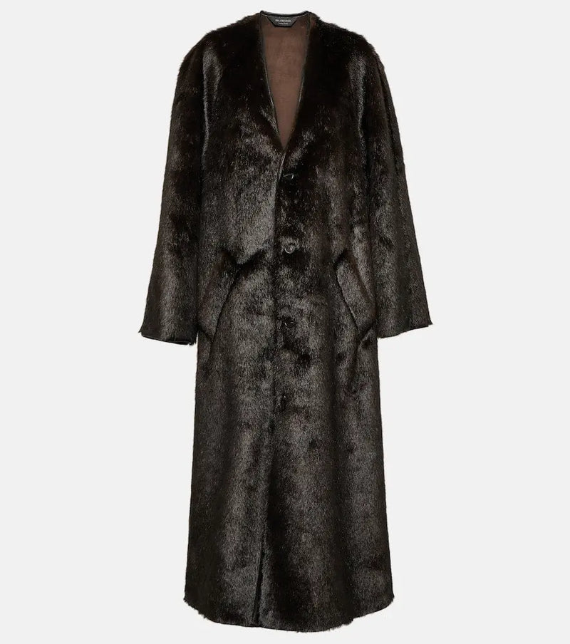 Balenciaga Faux fur coat | LYBSTORE