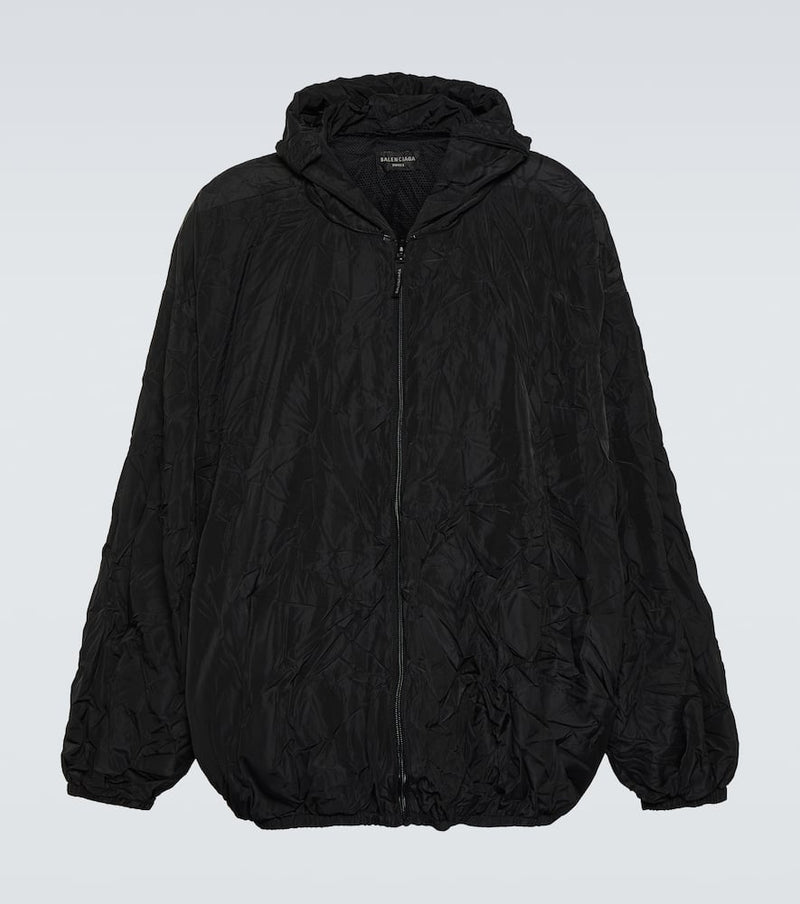 Balenciaga Foldable windbreaker hoodie