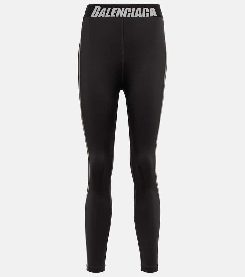 Balenciaga High-rise logo leggings