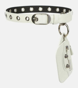 Balenciaga Le Cagole Charms leather belt | LYBSTORE